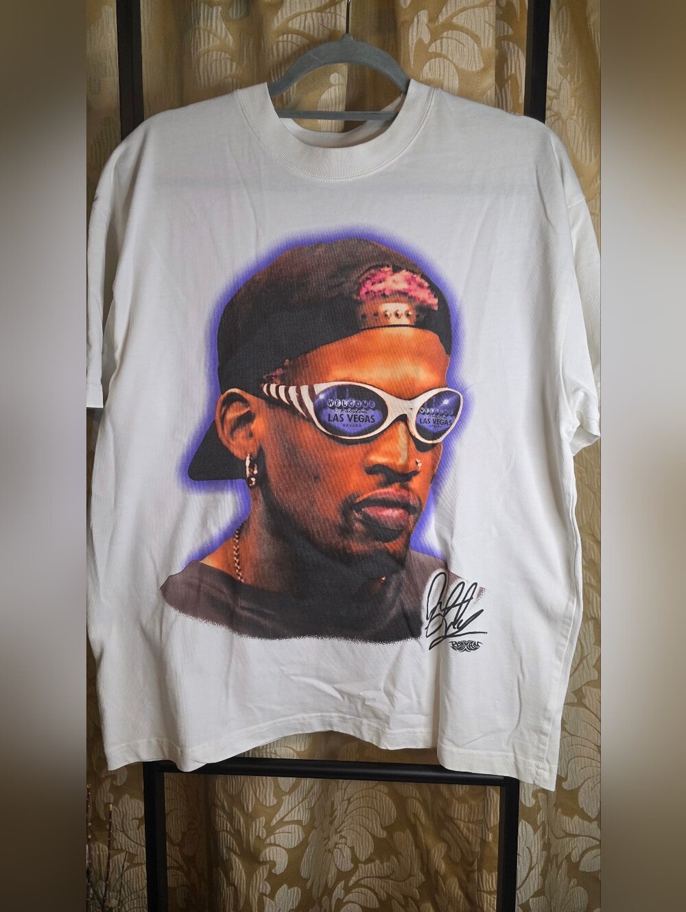 Dennis Rodman Tee Shirt Short Sleeves Sz Medium Cotton
